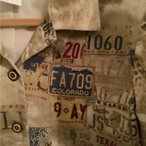 NANCY BOLEN~ CITY GIRL~GORGEOUS UNIQUE BLAZER~S-M - Picture 6 of 7